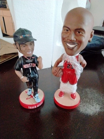 Travis Scott Cactus Jack Astroworld  Bobblehead Michael Jordan Bobblehead Cover