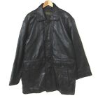 Recuerdo Club Lamb Leather Coat Jacket Zip Up Black L Gy18 Men's