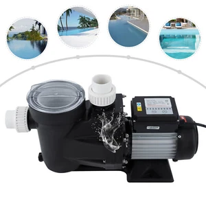 Swimming Pool Pumps 1.0 HP In/Above Ground Pool Pump with Timer 220-240V 50Hz - Picture 1 of 16