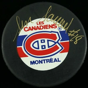 Serge Savard Montreal Canadiens - Hockey Puck - PSA/DNA Authentic Autograph - Picture 1 of 4