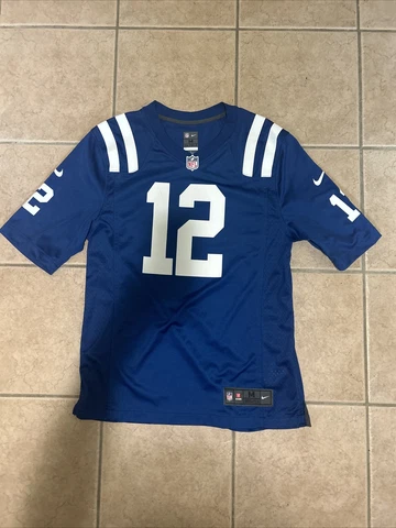 Indianapolis Colts Andrew Luck #12 Nike On Field Jersey Men's Medium M Cover