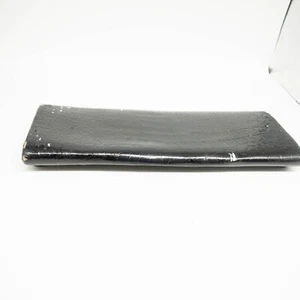 Snakeskin Clutch Evening Bag W Chain Strap Classy Beautiful Black Faux - Picture 1 of 11