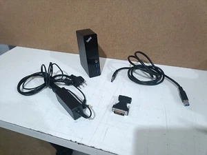 LENOVO ThinkPad Basic USB 3.0 Dock DL3700-ESS DOCKING STATION - Photo 1/6