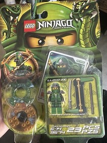 Lego 9574 Ninjago MASTERS OF SPINJITZU Lloyd ZX  Spinner RARE 23 pcs with Card