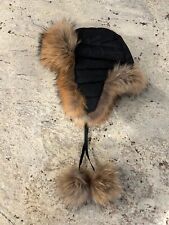 Overland Adult Black and Tan Fur and Trapper Hat Winter Cozy Aviator