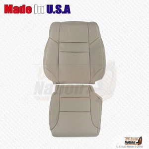 2012 - 2016 For Honda CR-V Driver Bottom & Top Genuine Leather Seat Cover Beige - Picture 1 of 5