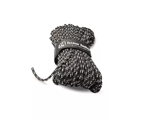 Outdoor Esel VersaCord Basic schwarz reflektierend Utility Abspannschnur mit Gurt - Bild 1 von 3