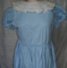 Vintage Kinderkleid blau Gr. 12 1950er Cogswell Etikett