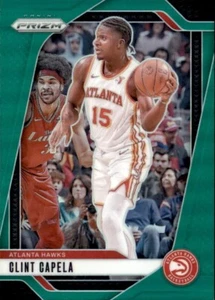 2024-25 Panini Prizm Basketball Clint Capela Green Prizm #161 Atlanta Hawks - Picture 1 of 2