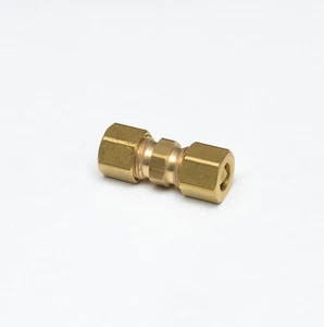 5/16 OD Compression Copper Tube Union Straight Joiner Fitting Air Gas Water - Picture 1 of 6