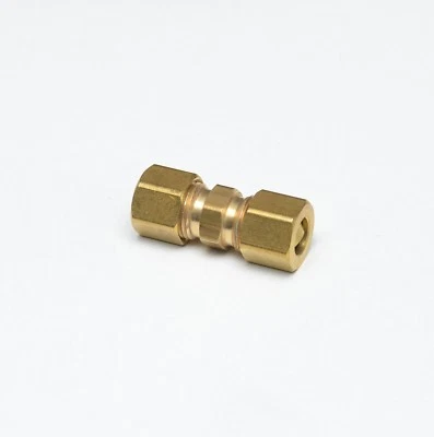 5/16 OD Compression Copper Tube Union Straight Joiner Fitting Air Gas Water - Image 1 of 4