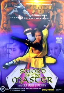 DVD Sword of the Master Kung Fu Película Artes Marciales Hong Kong HK Película de Acción - Imagen 1 de 5