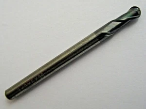 3mm CARBIDE BALL NOSED END MILL 2 FLUTED ALCrN COATED EUROPA TOOL OEMSCBN203 P8 - Picture 1 of 3