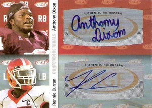 2010 SAGE Anthony Dixon 49ers Rennie Curran Canada Edmonton AUTOs - Picture 1 of 2