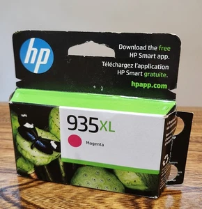 Genuine HP 935XL Magenta Ink OfficeJet Pro Cartridge Expiration Date 07/26 - Picture 1 of 3
