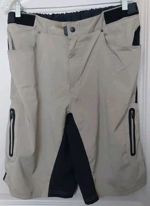 Zoic Ether Shorts Herren Größe XL Mountainbike Radfahren beige verstellbarer Bund - Bild 1 von 11
