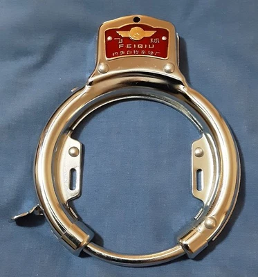 Vintage Metal Bicycle Lock, NOS W / Box,  Mounting Bracket & Keys. - Image 1 of 4