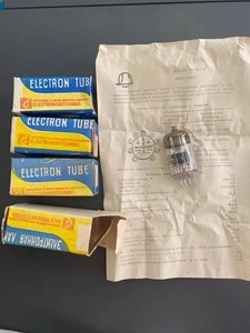 Tubo doppio triodo 6N3P-EV / 2С51 / 5670 / 6385 / ECC42. NOS. Lotto 4 pezzi. - Foto 1 di 1