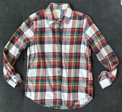 CrewCuts by JCrew, Boys 10 Plaid Flannel Button Down Collared Shirt Fall/Winter - Image 1 of 4