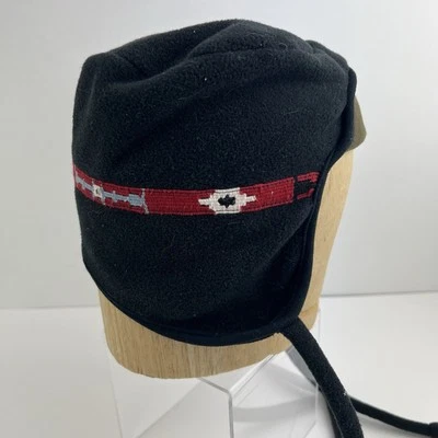 Gorra de lana con solapa de oreja REI de colección negra talla mediana EE. UU. USADA EN EXCELENTE ESTADO Foto 1 de 4