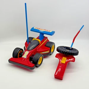 Fisher Price 2085 Ferngesteurtes Auto RC Vintage 1992  Teildefekt s.Beschreibung - Bild 1 von 15