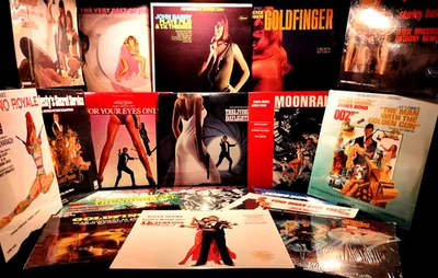 🧿U-PICK🧿 "JAMES BOND" VINTAGE VINYL SOUNDTRACK LPS (20 NM TO NEW) RARE  LOT - Image 1 of 4