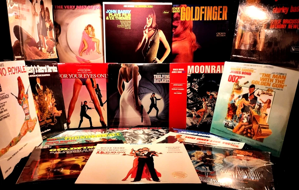 🧿U-PICK🧿 "JAMES BOND" VINTAGE VINYL SOUNDTRACK LPS (20 NM TO NEW) RARE  LOT - Image 1 of 4