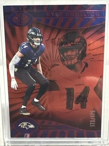 2024 Illusions Kyle Hamilton Trophy Collection Red /175 Baltimore Ravens - Picture 1 of 3