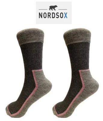 2-6 Paar Thermo Merino Wolle36-40 Outdoor  Wandersocken warm Trekking Damen - Bild 1 von 4