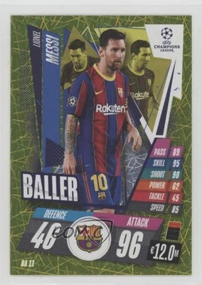 2020-21 Topps Match Attax UCL Extra Baller Lionel Messi #BA11 - Image 1 of 2