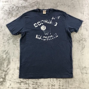Camiseta de baloncesto de colección Abercrombie & Fitch para hombre L azul marino máquina anotadora muscular - Imagen 1 de 11