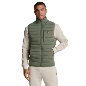 Lyle & Scott Herren 2024 Stretch Leicht Steppweste - Cactus Grün - L - Bild 1 von 4