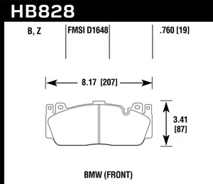 Hawk Performance HB828B.760 HPS 5.0 Disc Brake Pad - Picture 1 of 4