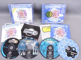 PHANTASY STAR ONLINE & Ver.2 SEGA DREAMCAST Cased Games w/ Manuals -G20