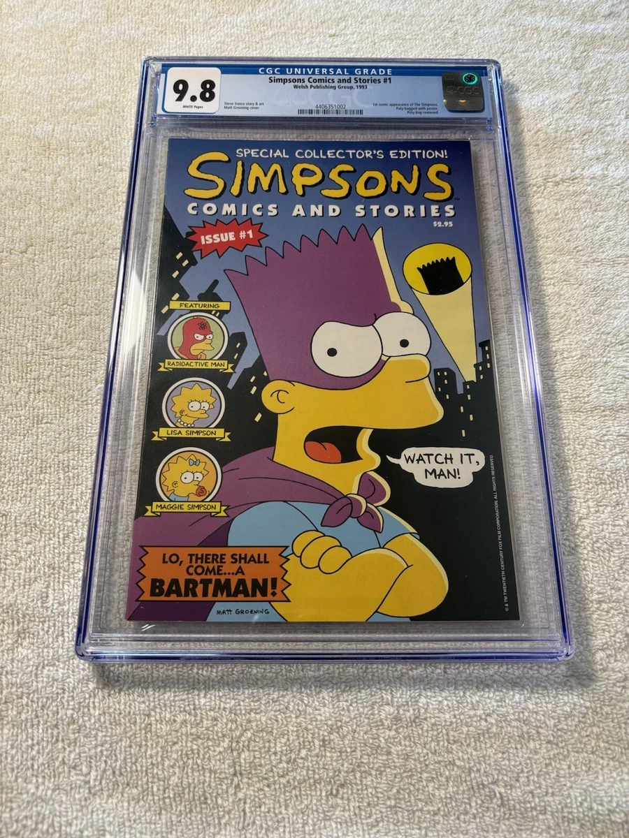 The Simpsons Certified Guaranty Company (CGC) Comics, Graphic