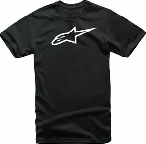 CAMISETA CLÁSICA ALPINESTARS AGELESS NEGRA BLANCA PARA HOMBRE MX TOP NUEVA ASTARS BMX - Imagen 1 de 1