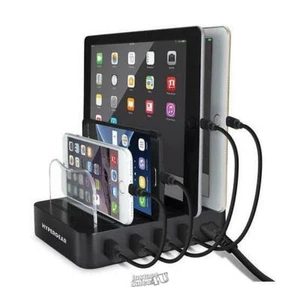HyperGear Universal Desktop 4-Port USB Charging Station Center Pad Dock Docking - Picture 1 of 2