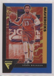 2020-21 Panini Flux Light Blue Prizm Jalen Brunson #39