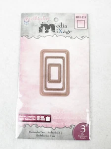 SPELLBINDERS MEDIA MIXAGE - RECTANGLES TWO - MD1-013 - BRAND NEW - Picture 1 of 2