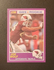 1989 Score Supplemental #439S Joe Wolf Phoenix Cardinals - Bild 1 von 1