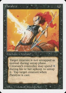 1x Paralyze - LP - Revised Edition - SPARROW MAGIC mtg - Picture 1 of 1