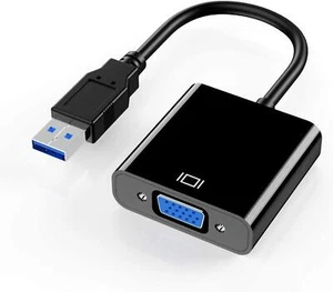 Usb To Vga Adapter Usb 3.0/2.0 To Vga Adapter Multidisplay Video Converter Pc La - Picture 1 of 8