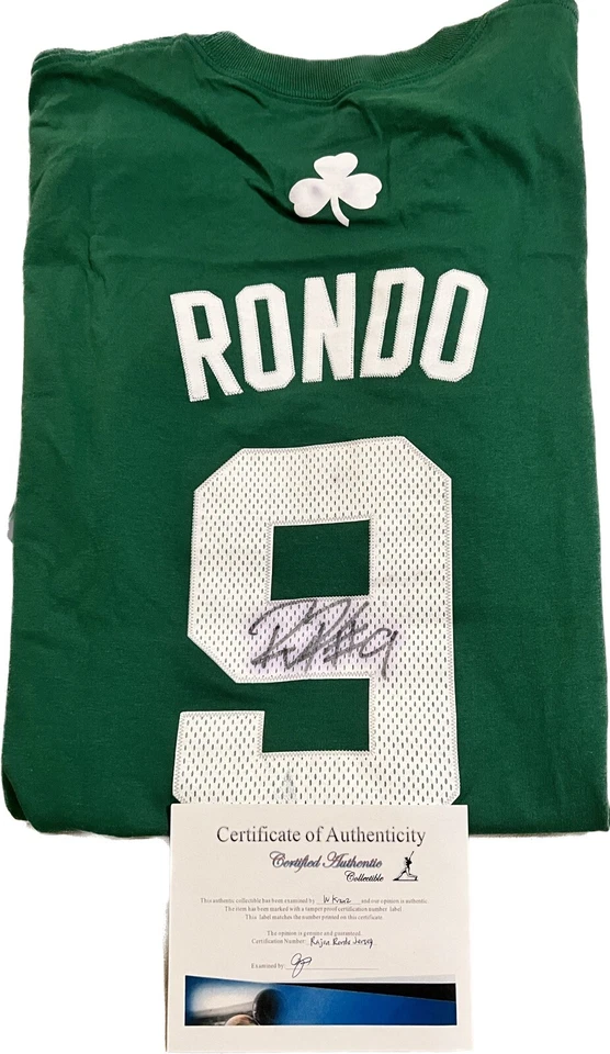 Camiseta firmada por Rajon Rondo de los Celtics Foto 1 de 1