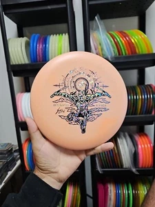 Infinite discs Glow Alpaca Peach 175g #10 E Oakley P-blend Disc Golf Putter  - Picture 1 of 5