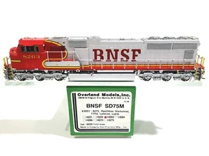 Overland OMI BNSF EMD SD75M Burlington Northern Santa Fe #8263 HO Brass #6608.1 - Picture 1 of 14