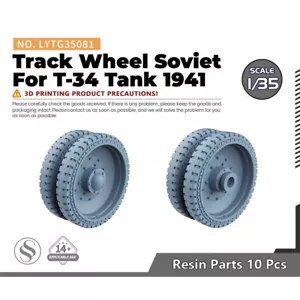 Model Upgrade Parts LYTG081 1/35 Track Wheel Soviet For T-34 Tank 1941 - Picture 1 of 5