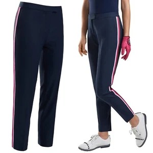 G/Fore Smokinghose gerades Bein Größe 8 Twilight Pink oliv Damen neu mit Etikett - Bild 1 von 6
