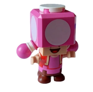 Lego Toadette 71408 Gris Azulado Claro Bisagra Placa Superior Super Mario Minifigura - Imagen 1 de 2