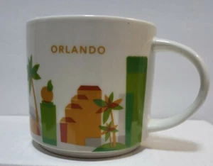 Starbucks Coffee Orlando Coffee Mug You Are Here Collection 2017 14 oz VG - Picture 1 of 7