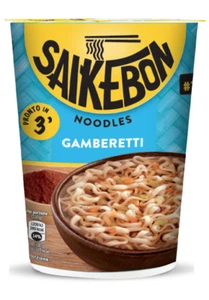 SAIKEBON NOODLES GAMBERETTI STAR SAIKEBON ORIGINALS NOODLES ISTANTANEI DI PESCE - Imagen 1 de 5